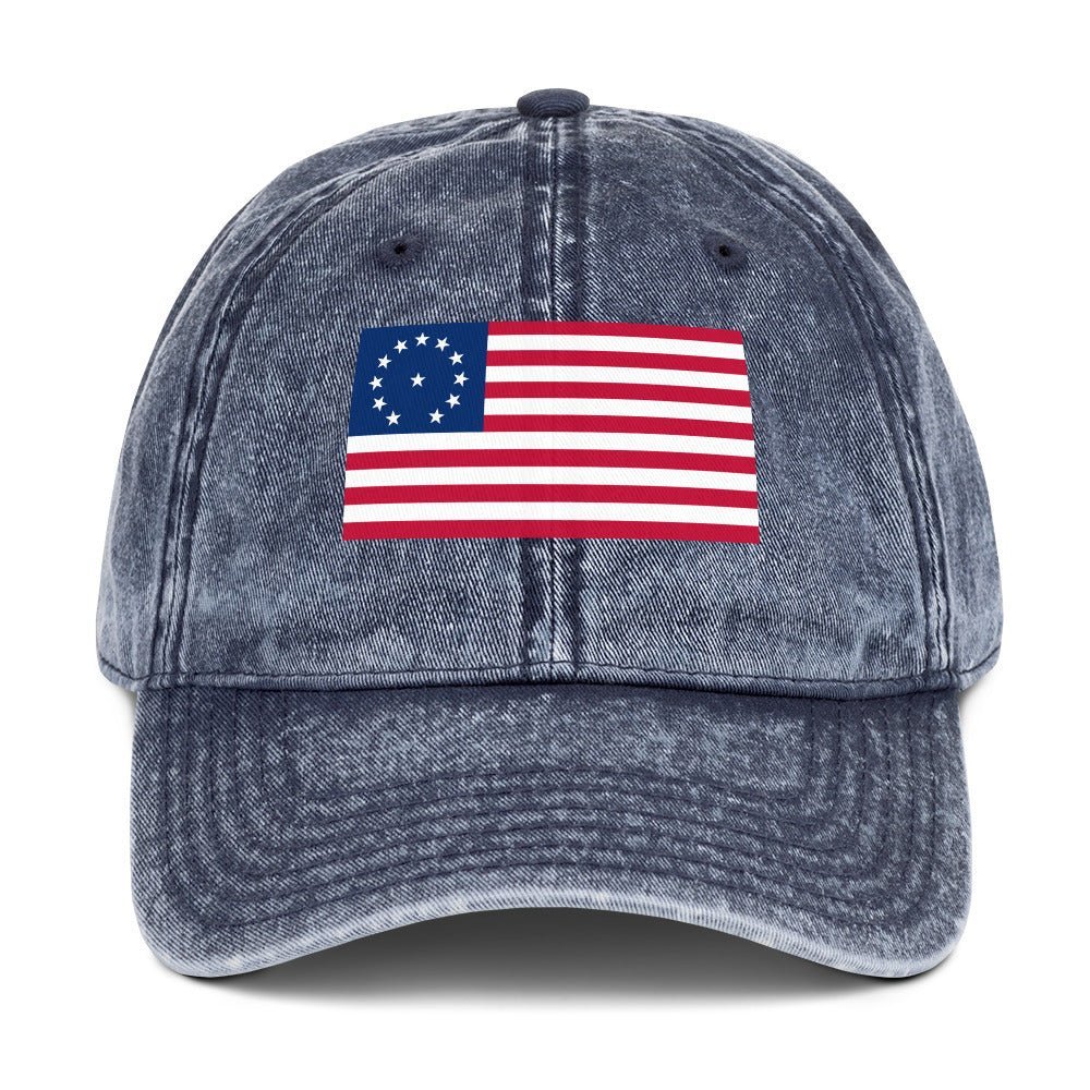 USA Flag Baseball Cap Vintage Cotton Twill Cap | TINMICO - TINMICO