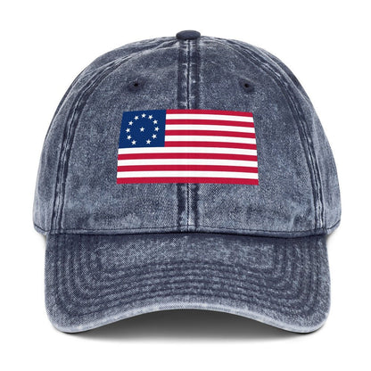USA Flag Baseball Cap Vintage Cotton Twill Cap | TINMICO - TINMICO