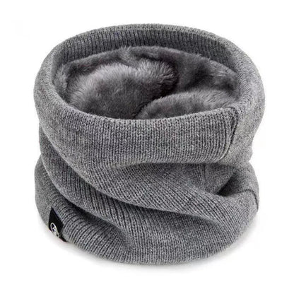 Warm Knitted Scarf Thickened Plush Windproof Winter Neck Gaiter Cold Weather Outdoor Sport Ski Running TINMICO - TINMICO