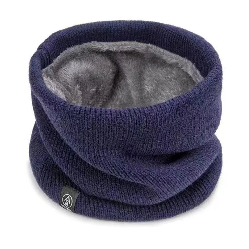 Warm Knitted Scarf Thickened Plush Windproof Winter Neck Gaiter Cold Weather Outdoor Sport Ski Running TINMICO - TINMICO