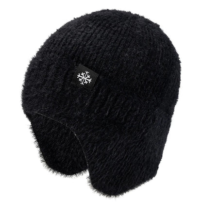Winter Hat Candy Colors Fashion Faux Fur Knitted Hat Kpop Style Soft Beanie Hats Female Streetwear Cap - TINMICO