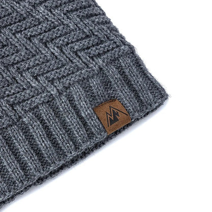 Winter Hats Fashion Knitted Hats For Men And Women Beanie Cap Outdoor Plush Fur Lined Warm Sports Hats | TINMICO - TINMICO