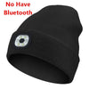 Wireless Bluetooth music knitted hat new outdoor led lighting rechargeable detachable luminous sleeve cap - TINMICO