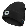Wireless Bluetooth music knitted hat new outdoor led lighting rechargeable detachable luminous sleeve cap - TINMICO