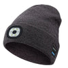 Wireless Bluetooth music knitted hat new outdoor led lighting rechargeable detachable luminous sleeve cap - TINMICO