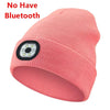 Wireless Bluetooth music knitted hat new outdoor led lighting rechargeable detachable luminous sleeve cap - TINMICO