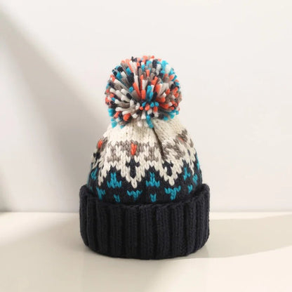 Woman Winter Hat Autumn Beanies With Pompom Warm Wool Skullies Wholesales acrylic beanies winter hat for woman TINMICO - TINMICO