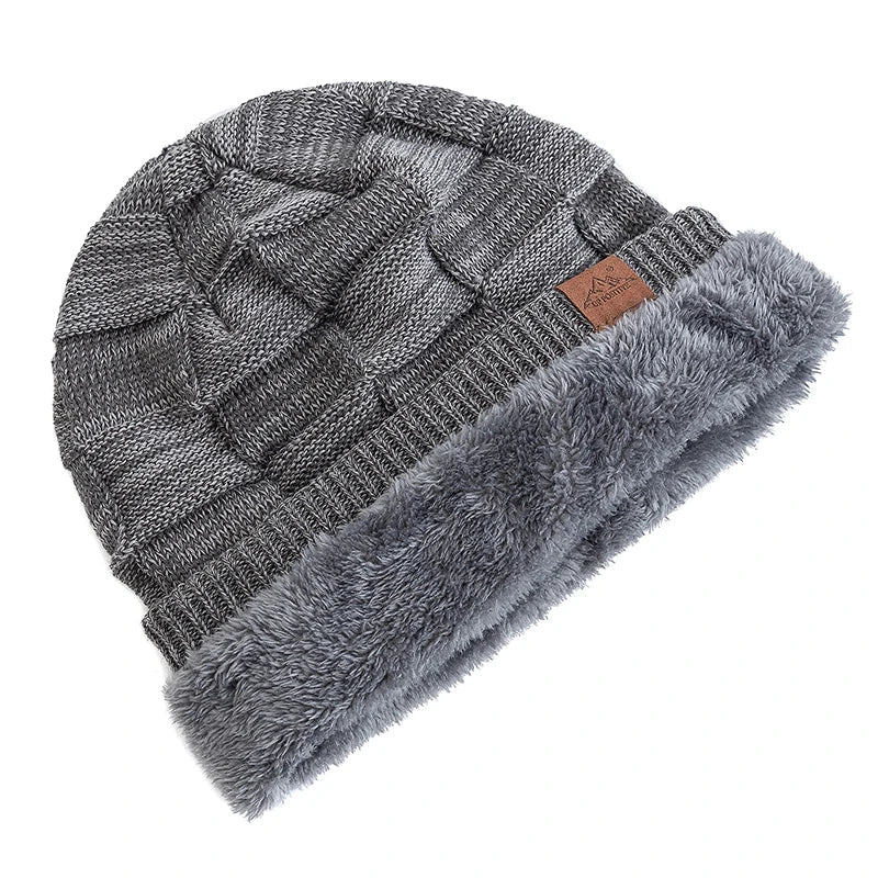 Women Winter Hats Fashion Slouchy Warm Beanie Fashion Female Multicolor Mixing Color Design Knitted Cap | TINMICO - TINMICO