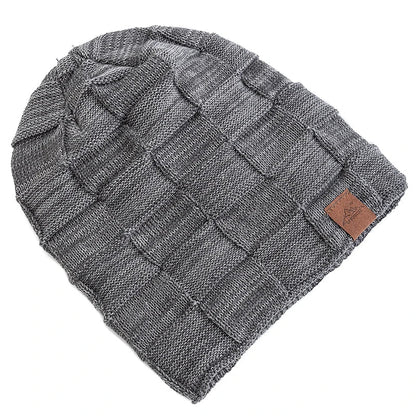 Women Winter Hats Fashion Slouchy Warm Beanie Fashion Female Multicolor Mixing Color Design Knitted Cap | TINMICO - TINMICO