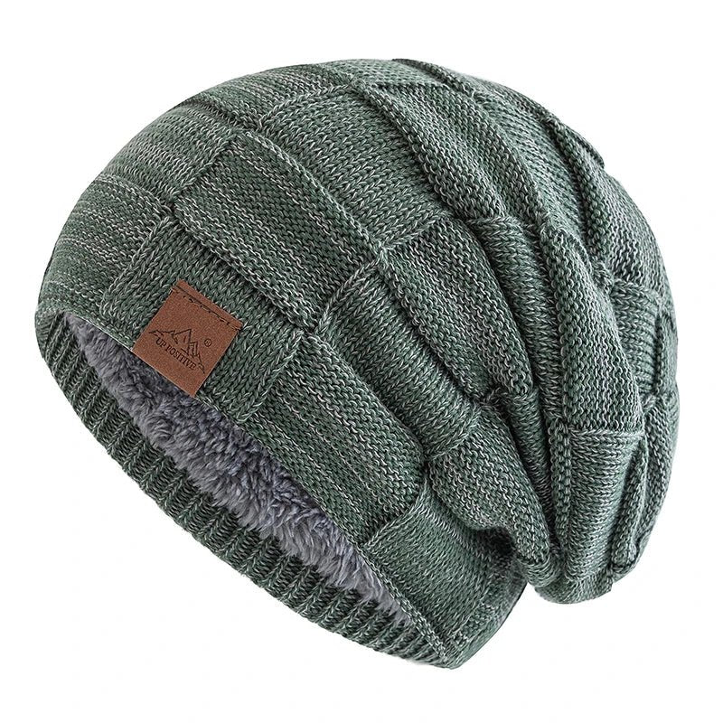 Women Winter Hats Fashion Slouchy Warm Beanie Fashion Female Multicolor Mixing Color Design Knitted Cap | TINMICO - TINMICO