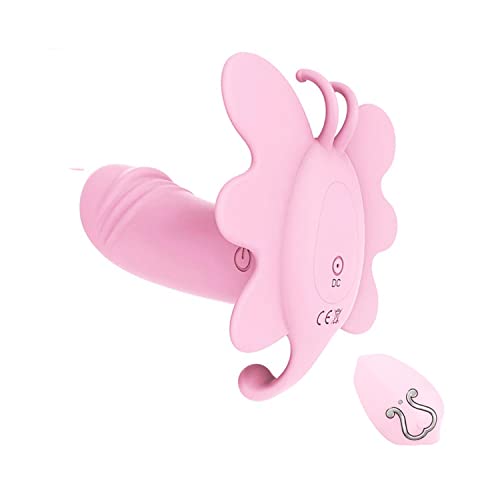 TINMICO Butterfly Vibrator for Women, Remote Control Dildo, Wearable Vibrating Panties, Female Masturbators, Massage Toys,Gift Women,Random Color (Light Purple)