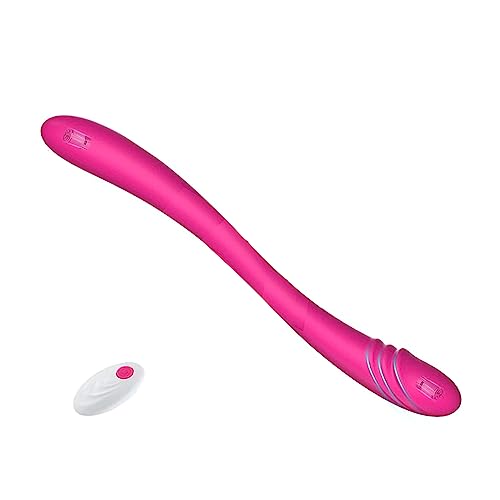 TINMICO Long Dildos and Vibrators RC Double Ended Penetration Women Lesbian Clitoris G spot Stimulator Sex Toy for Couple,Random Color (Pink, Purple)