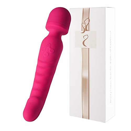 TINMICO Female Masturbation, TMC Dual Heads Vibration, Heating Massage G-spot Vibrator Clitoral Stimulator, Dildos Vibrator Rechargeable 7 Speed Strong Vibrator, Gift for Women,Couble