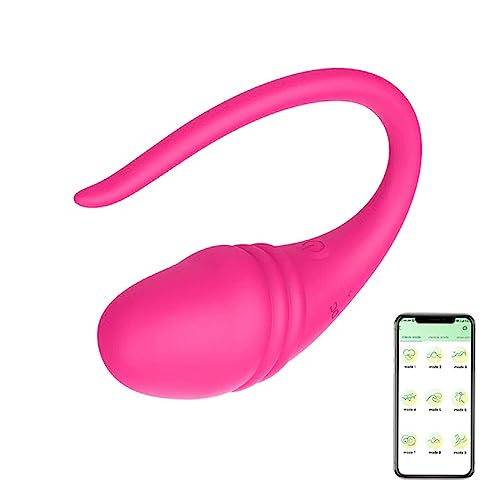 TINMICO Wireless Bluetooth G Spot Dildo Vibrator for Women APP Remote Control Wear Vibrating Egg Clit Female Panties Sex Toys for Adults,Random Color (Purple,Pink) (Pink)