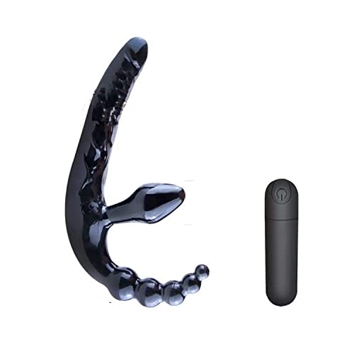 TINMICO Strapless Strapon Dildo Vibrator for Female Double Vibrating G Spot Adult Sex, Anal Prostate Massager,Gift for Women Couple and Friends