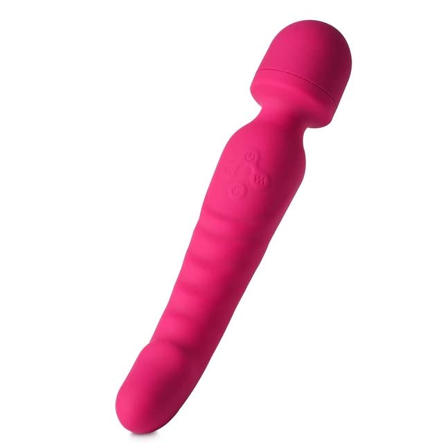 TINMICO Female Masturbation, TMC Dual Heads Vibration, Heating Massage G-spot Vibrator Clitoral Stimulator, Dildos Vibrator Rechargeable 7 Speed Strong Vibrator, Gift for Women,Couble