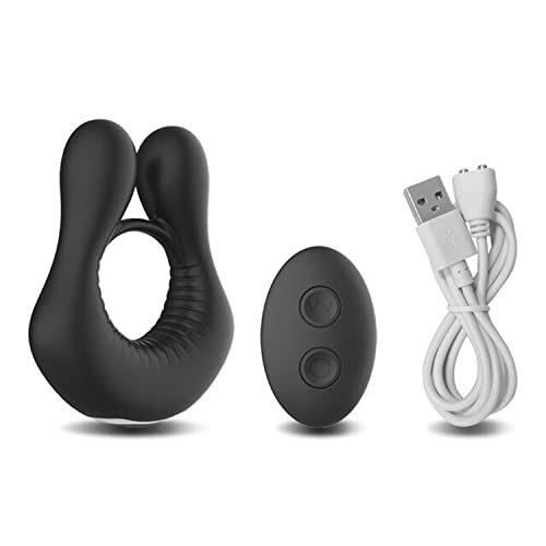 TINMICO Silicone Penis Ring Couple Vibrator, Vibrating Cock Ring, Clitoris & Testicles Stimulation, Remote Control Sex Toys for Men Couples, 10 Vibration Modes,TMC Gift