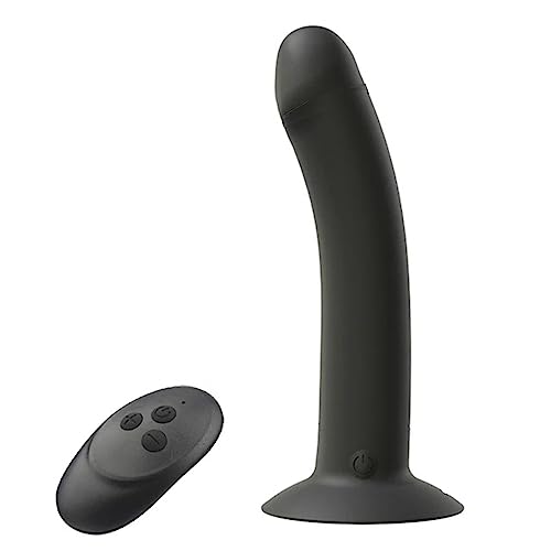 TINMICO Anal Plug Prostate Massager Sex Products Wireless Remote Stimulator with Sucker Silicone Dildo Sex Toys for Man Woman,Prostate Massage Anal Vibrator,Black