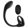 TINMICO Cock Vibrator Male Prostate Massager Remote Control Plug Anal Butt Stimulator Sperm Lock Ring Penis Cock Sex Toy for Men Couple,Gift for Men,Black