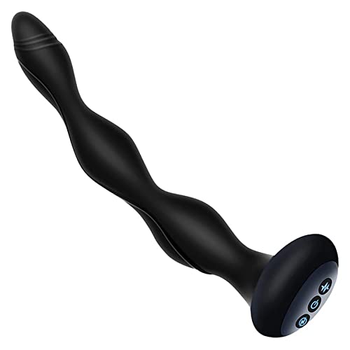 TINMICO Electric Shock Anal Plug Prostate Massager Intelligent Heating Butt Plug Female Masturbator,10 Vibration Modes,Gift for Couble