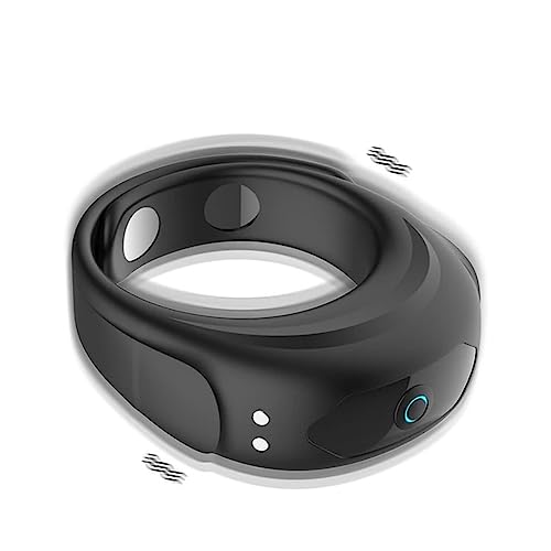 TINMICO Penis Rings Vibrators Cock Ring for Men Delay Ejaculation Cockring Masturbators Penis Ring Sex Toys for Adults, Penis Ring Silicone Ring for Erection Enhancement Sex,Black