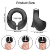 TINMICO Vibrating Penis Cock Ring Delay Ejaculation Erection Stimulator Sex Toys for Adult Couple Man Wireless Masturbators, Rechargable Silicone Penis Rings