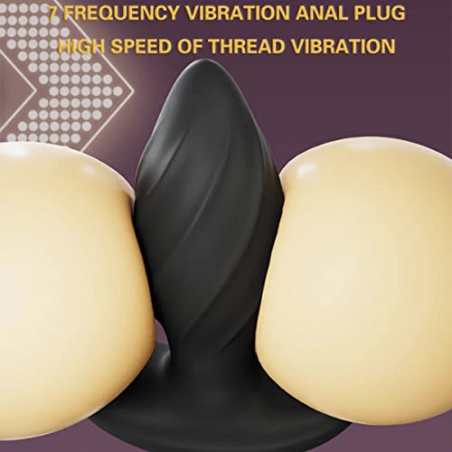 TINMICO Dog Tail Dog Anal Vibrator for Women Wireless Remote Dildo Anal Plug, 7 Vibrator Modes, Sex Toys for Adults G-spot,Gift