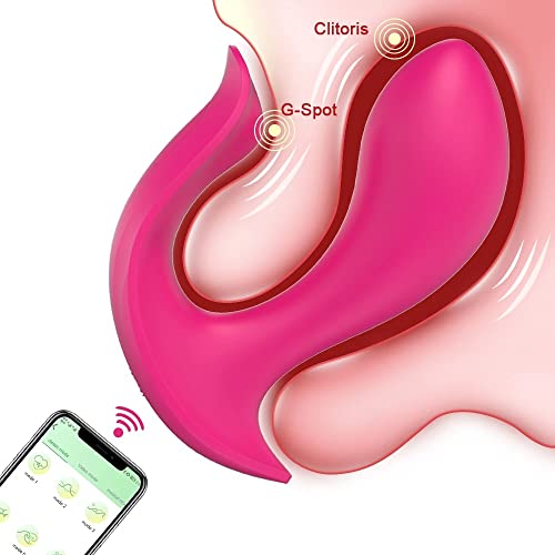 TINMICO Wearable Vibrator APP Bluetooth G Spot Dildo Vibrator Female Wireless Remote Control Vibrating Clitoris Stimulator Sex Toy for Women 's Panties,Gift Women