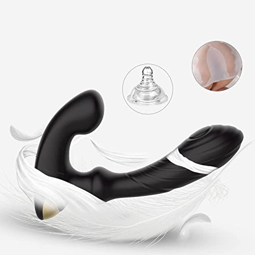 TINMICO Remote Control Dildo Vibrator Sex Toys for Woman, Male Prostate Massager Anal Butt Plug Vibrators for Men Masturbator,Gift for Men,Couble