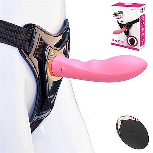 TINMICO Remote Control Vibrating Dildo Strap On Big Dildo Vibrators Adult Sex Toys for Women Lesbian,Random Color (Pink,Red,Yellow,Blue)