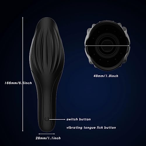 TINMICO Automatic Licking Male Masturbator, Masturbation Electric Vagina Vibrator Male Sex Adult Toys, Vibrating Mens Masturbation Cup, Gift for Men,Gay