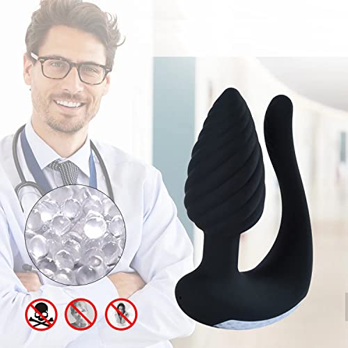 TINMICO Prostate Massager Adults Clitoris Stimulator, Wireless Vibrating Anal Beads Butt Plug Vibrator Sex,Gift for Women Men Couples and Gay.Gift for Friends