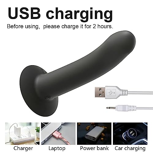 TINMICO Anal Plug Prostate Massager Sex Products Wireless Remote Stimulator with Sucker Silicone Dildo Sex Toys for Man Woman,Prostate Massage Anal Vibrator,Black