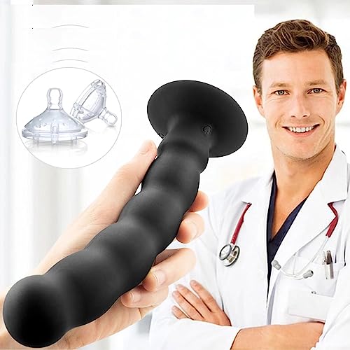 TINMICO Remote Control Prostate Massage Anal Beads Vibrator Anal Plug Butt Plug Suction Cup Dildo Anal Toys for Men,Woman and Couble