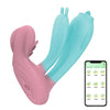 TINMICO Wireless Bluetooth Remote Control APP Dildo Heating Wearable Vaginal Panties Rabbit Vibrators Adult Women Clitoris Masturbators Sex Toy,Gift Women,Couble