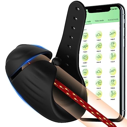 TINMICO Bluetooth Penis Vibrator for Men Delay Trainer Sex Machine Glans Massager Male Masturbator Sex Toys for Men Adult,Automatic Male Masturbator Adult App Control