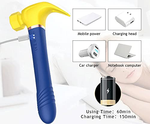 TINMICO Masturbation Vibrator for Women, Adult Clitoris Stimulation Vibrator, Multifunctional Hammer Vibrator Sex, Machine Clit Sucking, Dildo Vaginal Massage G Spot,TMC Gift