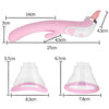 TINMICO Pussy Dildo Vibrators Adult Sex Toys for Nipple Sucker Licking Clit Stimulation Heating Vibrators for Women Intimate Good,Gift for Female, Pink