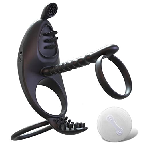 TINMICO Wireless Remote Control 7 Modes Vibrating, Penis Cock Ring Sex Toys for Men, Silicone G Spot Vibrator Couples,Vibrating Penis Ring,Gift