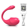 TINMICO Wireless Bluetooth G Spot Dildo Vibrator for Women APP Remote Control Vibrating Egg Female Sex Toys for Adults,Random Color (Red,Purple) (Red)