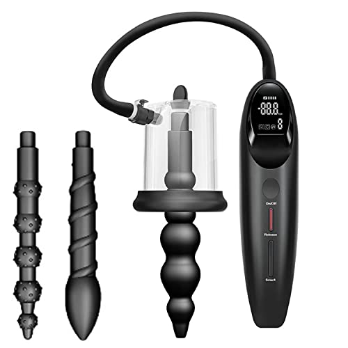 TINMICO Smart Pump Vacuum Sucking, Massage Prostate Stimulator Anal Pump Butt Plug Adult Sex Toys,Gift for Man Women.