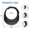 TINMICO Penis Rings Vibrators Cock Ring for Men Delay Ejaculation Cockring Masturbators Penis Ring Sex Toys for Adults, Penis Ring Silicone Ring for Erection Enhancement Sex,Black