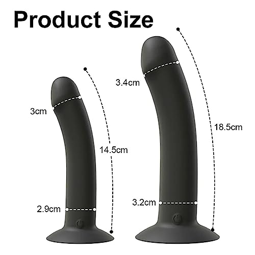 TINMICO Anal Plug Prostate Massager Sex Products Wireless Remote Stimulator with Sucker Silicone Dildo Sex Toys for Man Woman,Prostate Massage Anal Vibrator,Black