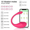 TINMICO Wireless Bluetooth G Spot Dildo Vibrator for Women APP Remote Control Vibrating Egg Female Sex Toys for Adults,Random Color (Red,Purple) (Red)