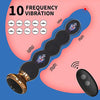 TINMICO Remote Control Prostate Massage Wireless Butt Plug Stimulator USB Charge Vibrators, 10 Speed Anal Vibrator Anal Beads Sex Toys for Men Women