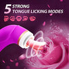 TINMICO Adult Toys Vibrating Modes Dildo, G Spot Vibrator Nipple Clitoral Stimulator for Women Pleasure,Sucking Sex Toys 3 in1 for Women,Gift TMC