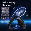 TINMICO Cock Vibrator Male Prostate Massager Remote Control Plug Anal Butt Stimulator Sperm Lock Ring Penis Cock Sex Toy for Men Couple,Gift for Men,Black