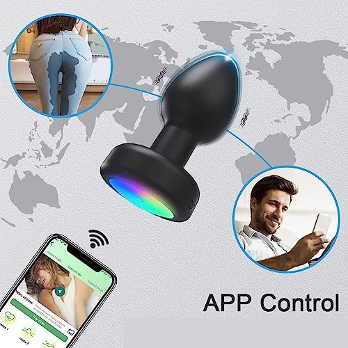 TINMICO APP Control Anal Vibrator Bluetooth Butt Plug Men Prostate Massager Female Masturbator Adult Sex Toys for Women Men Gay, Female Masturbator,Gift Women