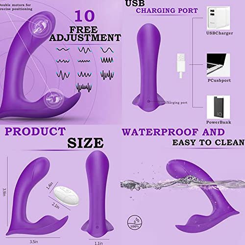 TINMICO Wireless Remote Control Vibrator Clitoris Stimulator Vibrating, Clitoral Vibrator G-spot Stimulation,Toys for Womens Sex Pleasure, Gift