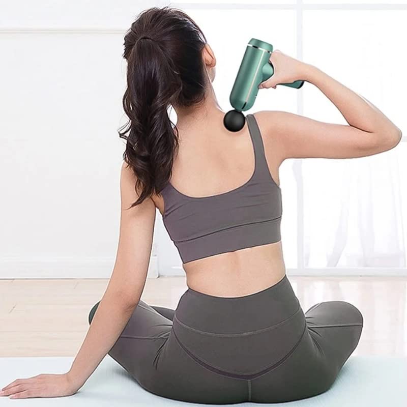 TINMICO Mini LCD Massage Gun 32 Speed, for Body Neck Deep Tissue Muscle Relaxation Gout,Touch Screen Deep Tissue Percussion for Muscle Relaxation Pain Relief Fitness